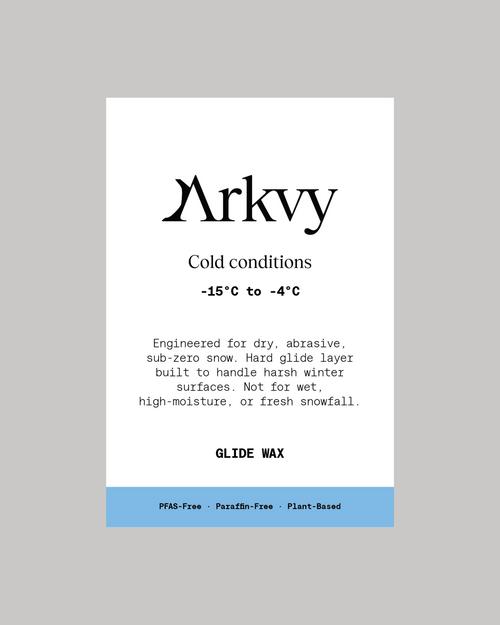 Cold conditions glide wax -15°C to -4°C